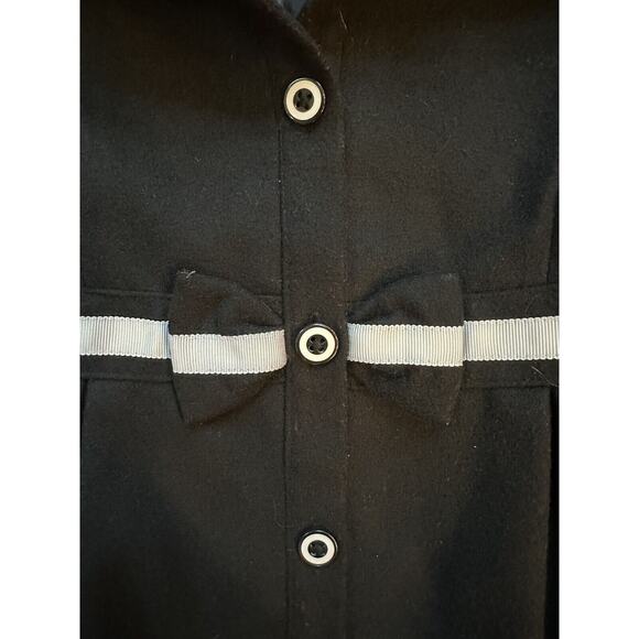 Olivia For Gymboree Black Pea Coat Size Small, 5-6‎ - Picture 2 of 6